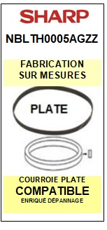 FICHE-DE-VENTE-COURROIES-COMPATIBLES-SHARP-NBLTH0005AGZZ